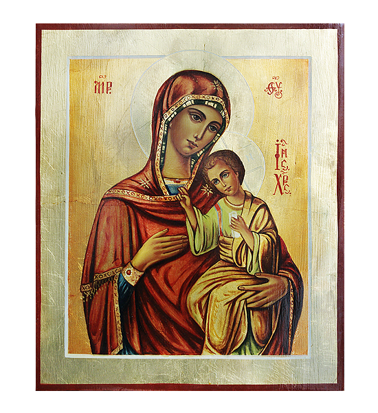 Hand Painted Holy Icon - Our Lady of the Way