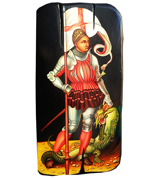 Hand Painted Icon of Saint George