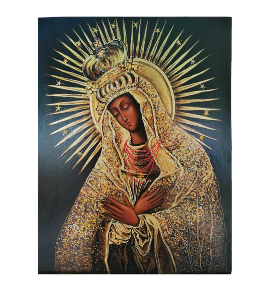 Hand Painted Icon of Our Lady of the Gate of Dawn