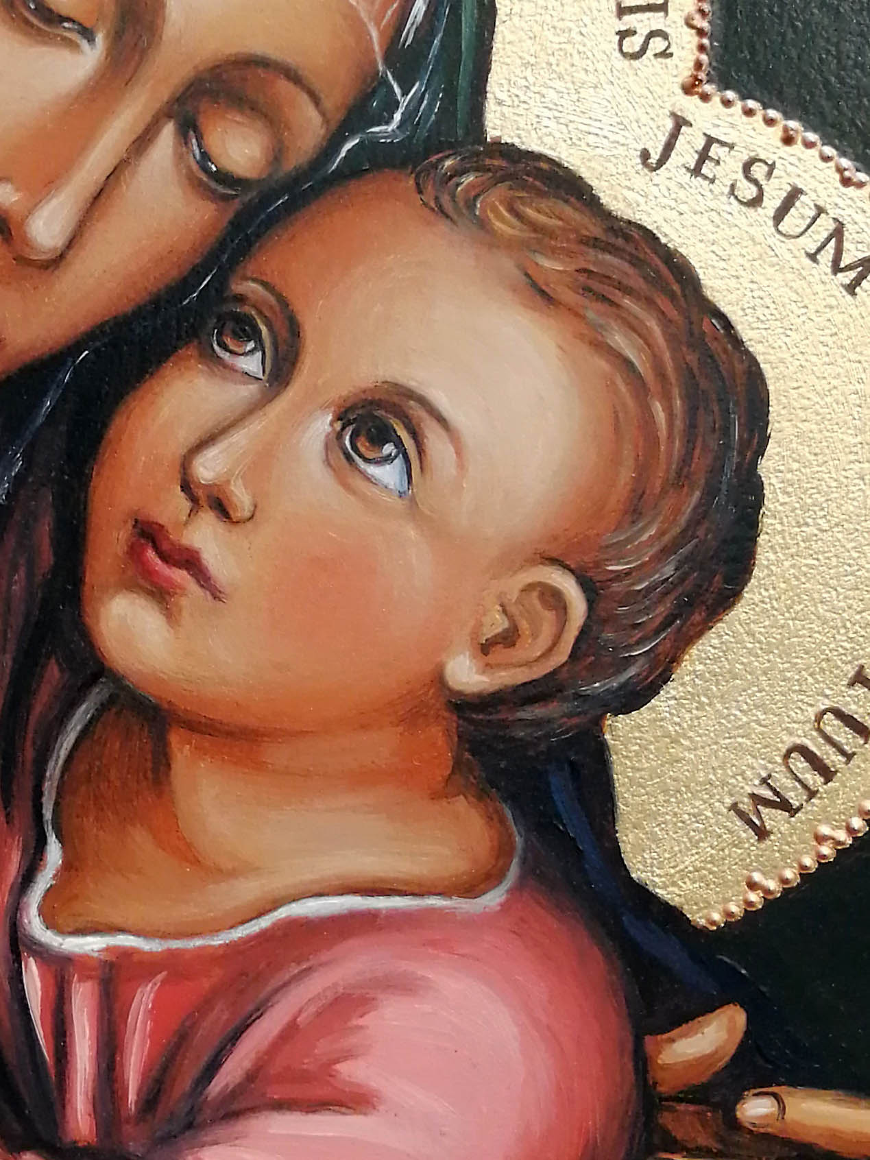 Hand Painted Icon of Our Lady of Good Counsel