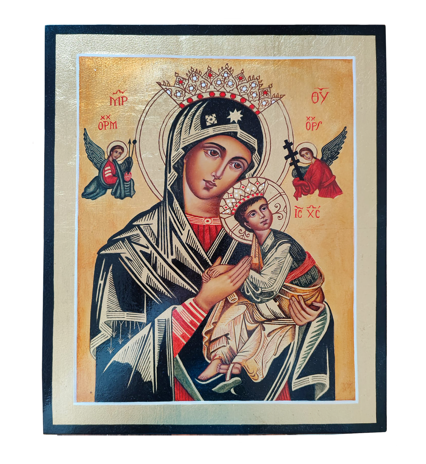 Hand Painted Icon of Our Lady of Perpetual Help