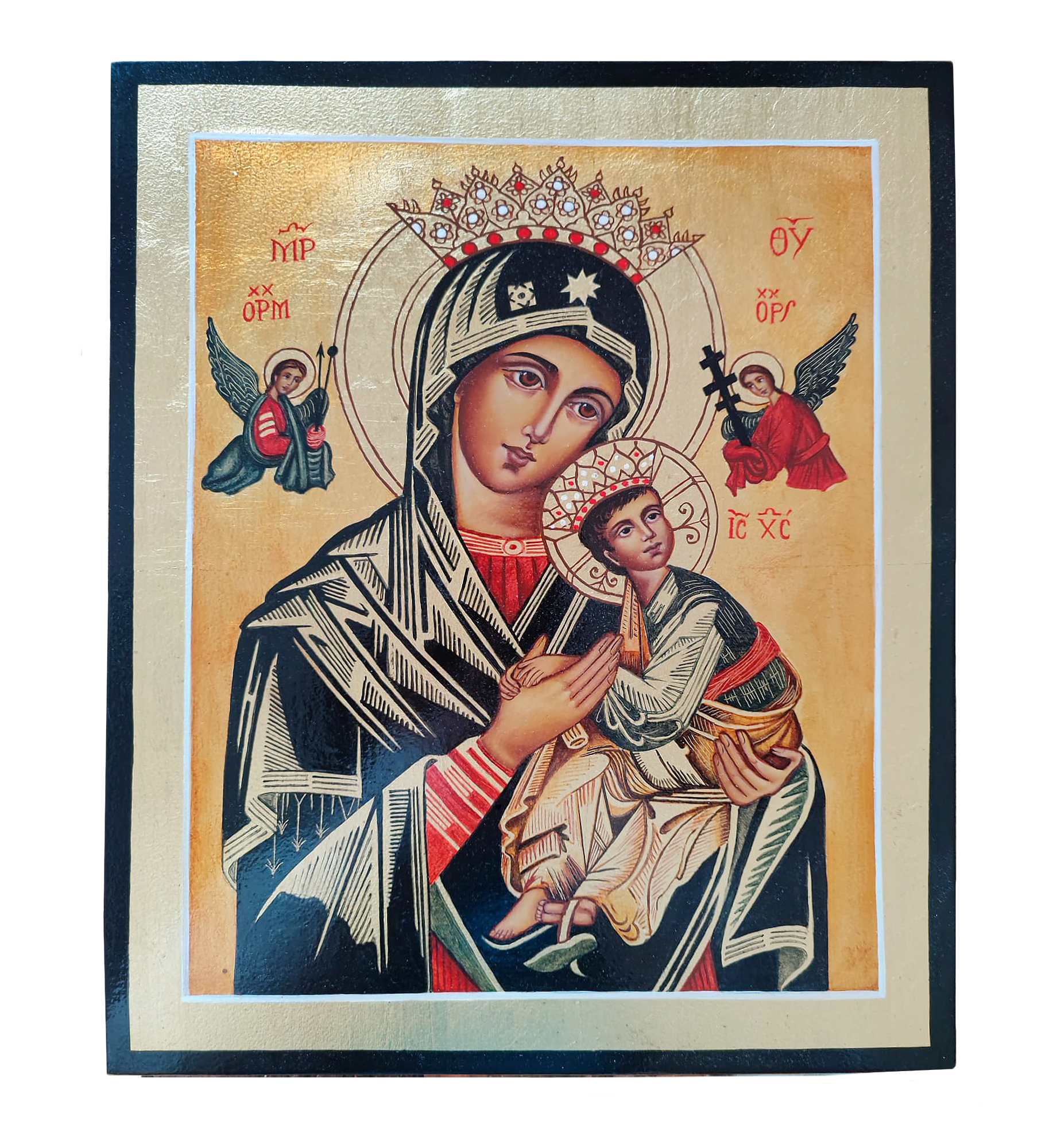 Hand Painted Icon of Our Lady of Perpetual Help